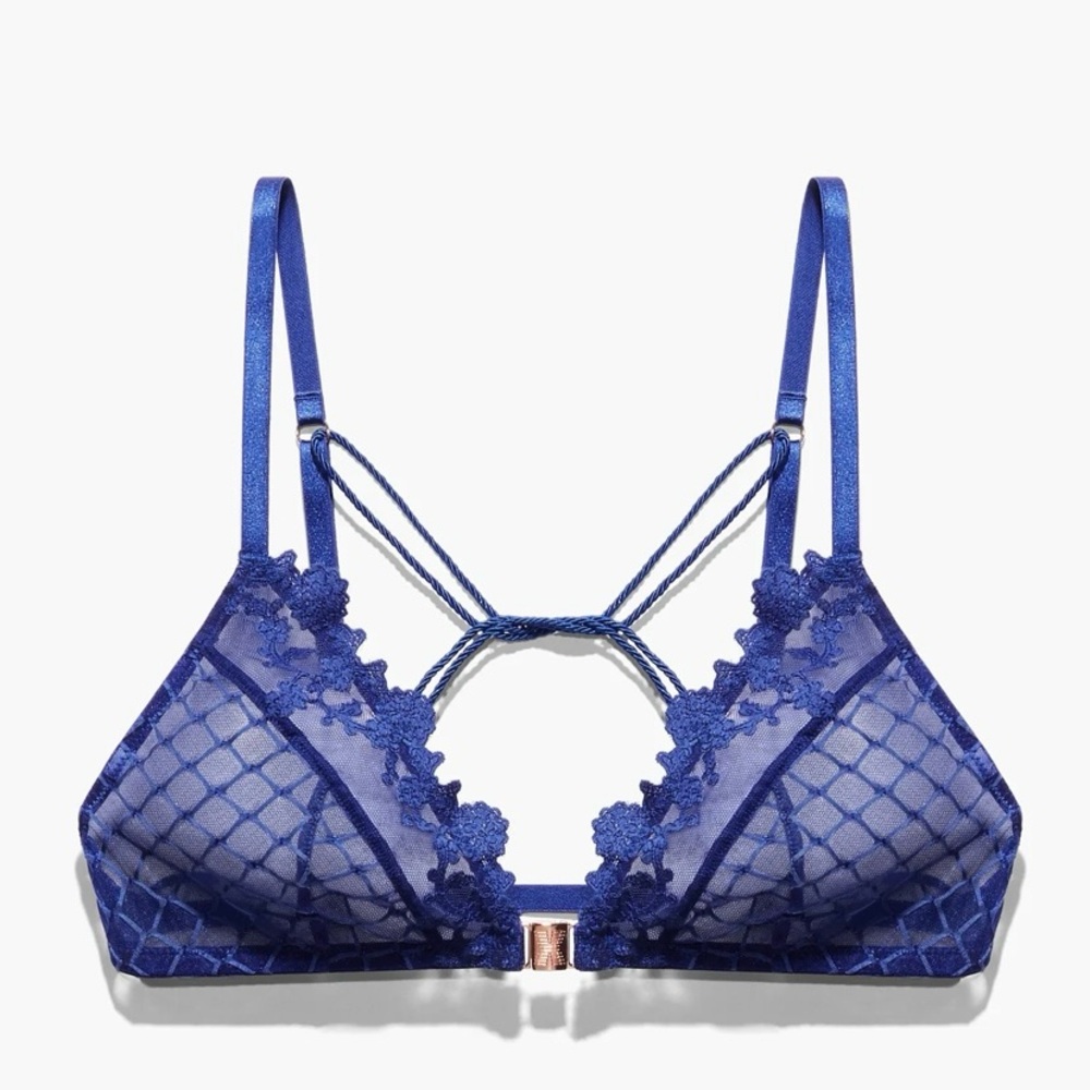 Savage X Fenty Baroque Bondage Front Closure Bralette